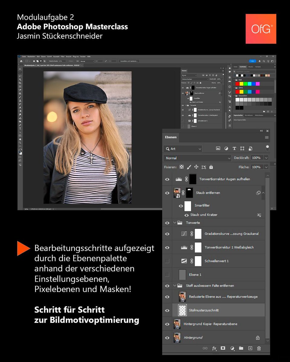ofg's tweet image. Modulaufgabe M2 Adobe Photoshop Masterclass by Jasmin Stückenschneider!
@jasmin_St.92 

🚀 Get creative! Jetzt einen der begrenzten Teilnehmerplätze sichern!
ofg-studium.de/online-weiterb…

#ofg_gallery #ofg #onlineschulefürgestaltung #getcreative #photoshop