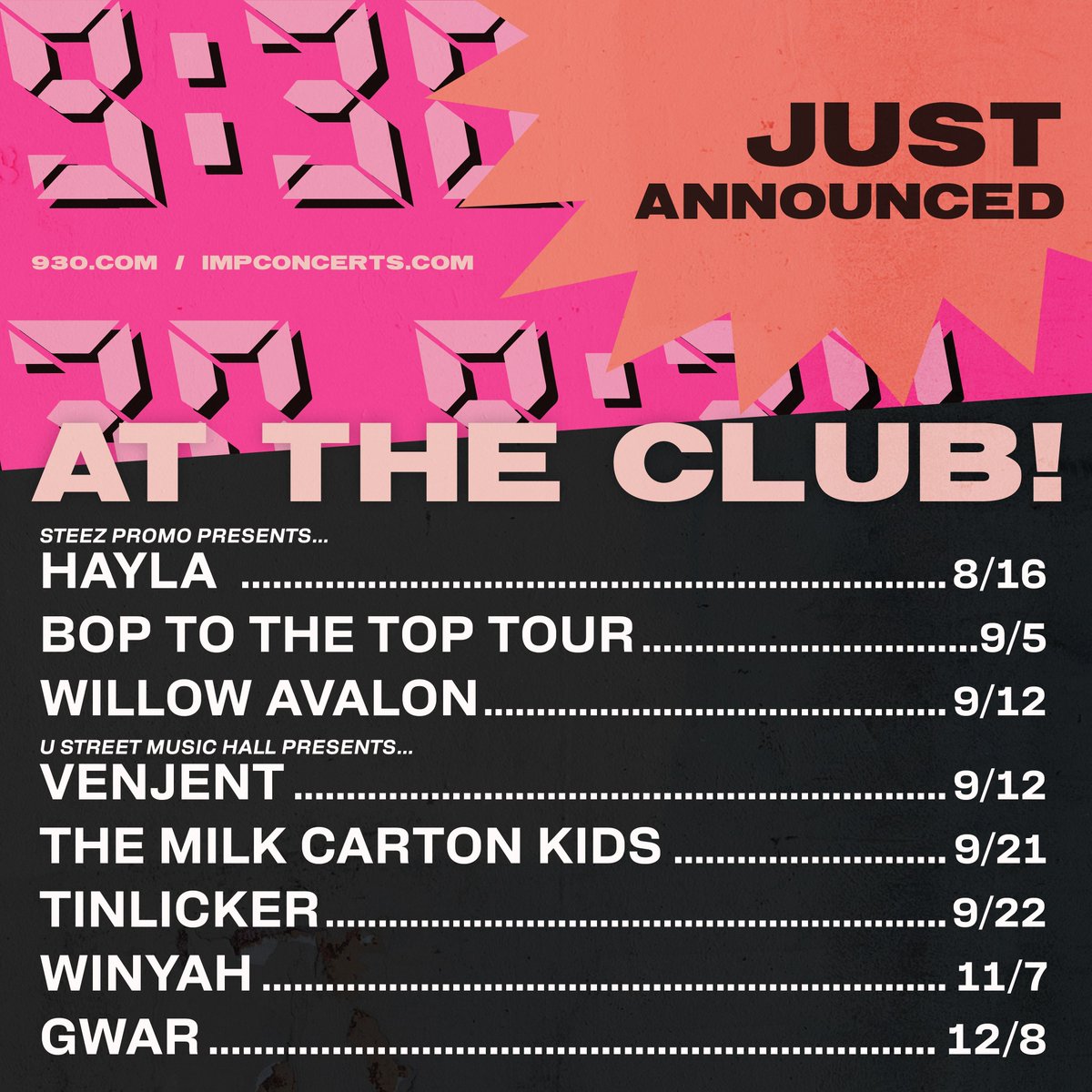 9:30 Club tweet media