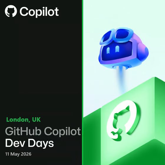 nick_cloudops's tweet photo. In a few weeks will be doing a lab for GitHub Dev Days London.
There are so many incredible people involved @liamchampton , @chris_noring , and @reddobowen — so it’s an honour to be part of it.
No pressure. I got this. Really looking forward to it.
#GithubCopilotDevDays #Github