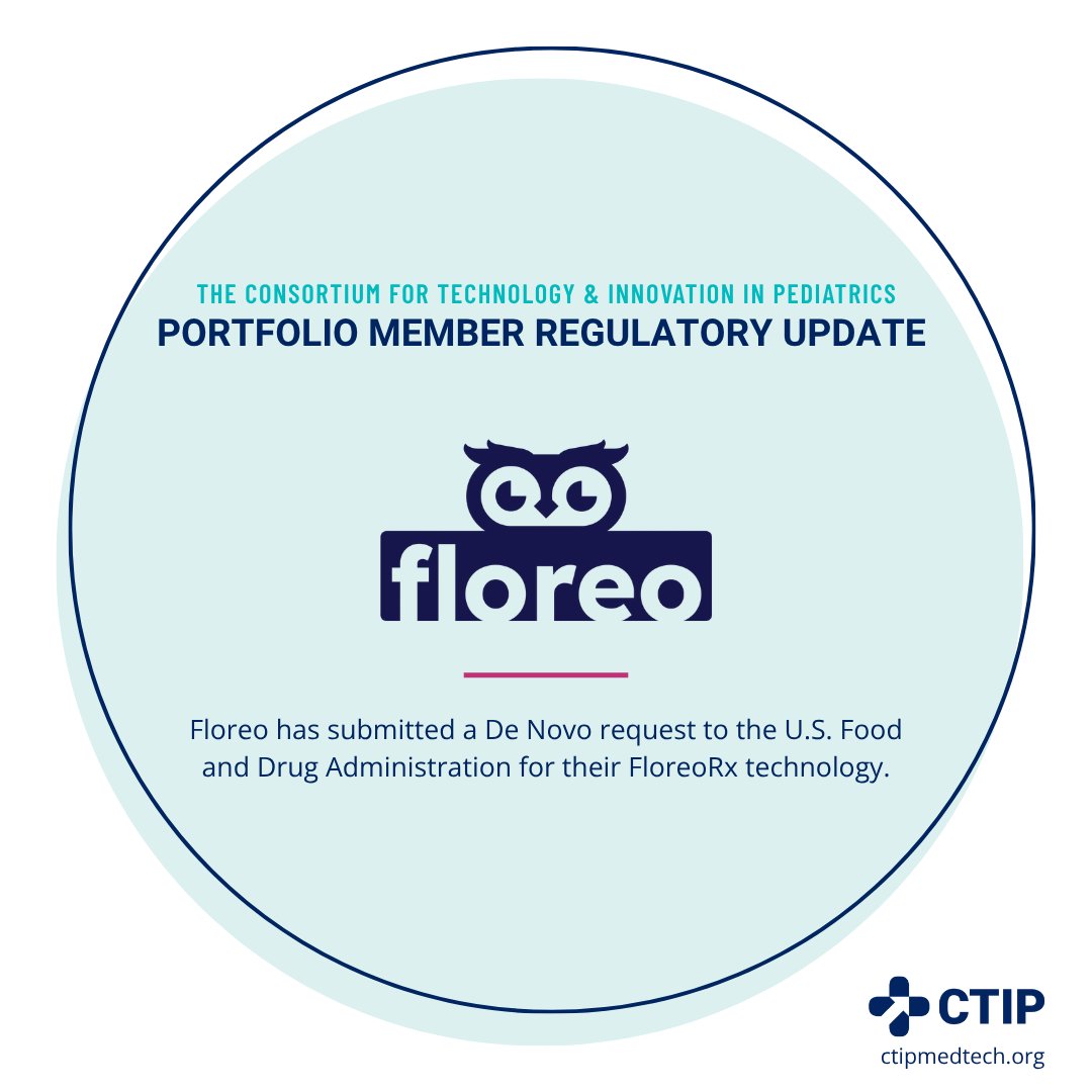 ctipmedtech's tweet image. Last week, Floreo, a CTIP portfolio member, announced their De Novo submission request to the U.S. Food and Drug Administration for their FloreoRx technology. 

We're proud to see Floreo continue to succeed! 

🔗 ow.ly/GLWr50YQR00

#MedTech #Innovation #Pediatrics #CTIP