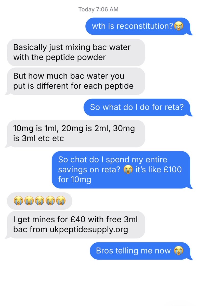 UKPeptideSupply's tweet photo. Need peptides for better prices in the UK? Check out https://t.co/m7NPtWNEGD
Currently offering free 3ml bac water and free shipping per order!
#peptide #peptides #UK
#researchpurposes #journey #healing #repair #aminoacid #unitedkingdom #england #liverpool #manchester #london https://t.co/VOxLPINHJP