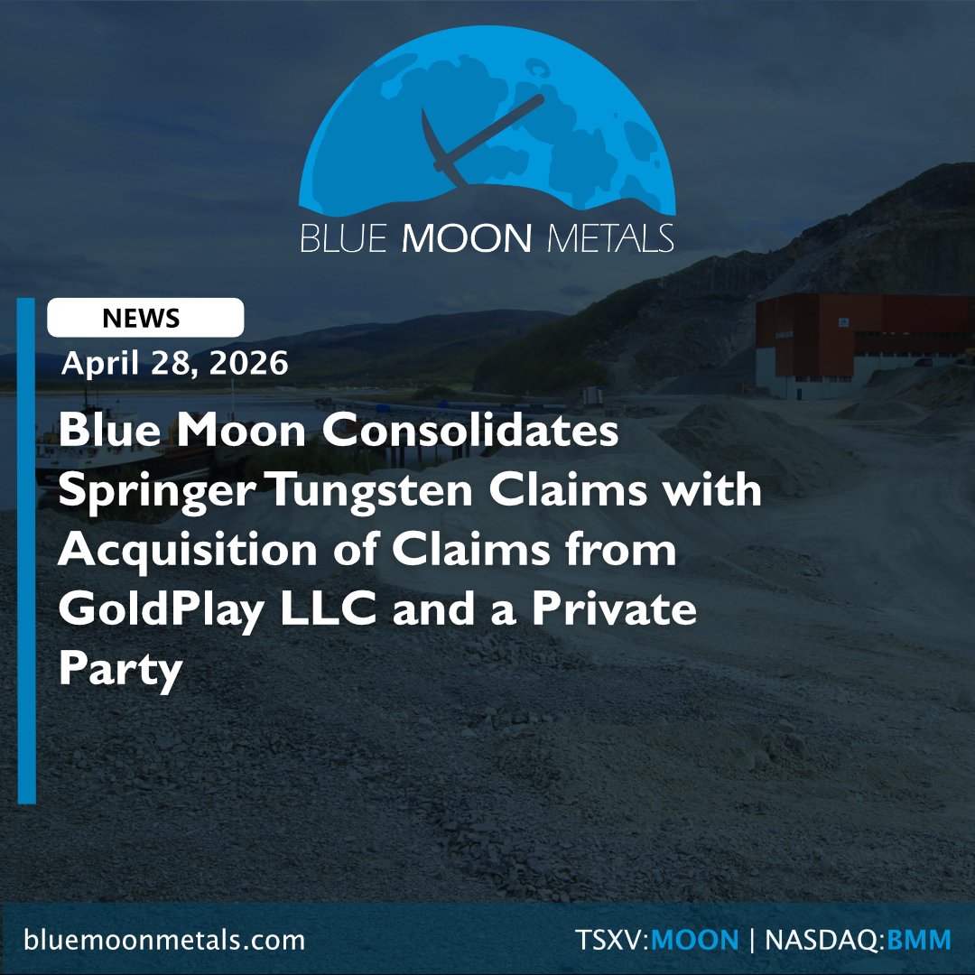 Blue Moon Metals Inc. MOON:TSX-V | BMM:NASDAQ tweet media