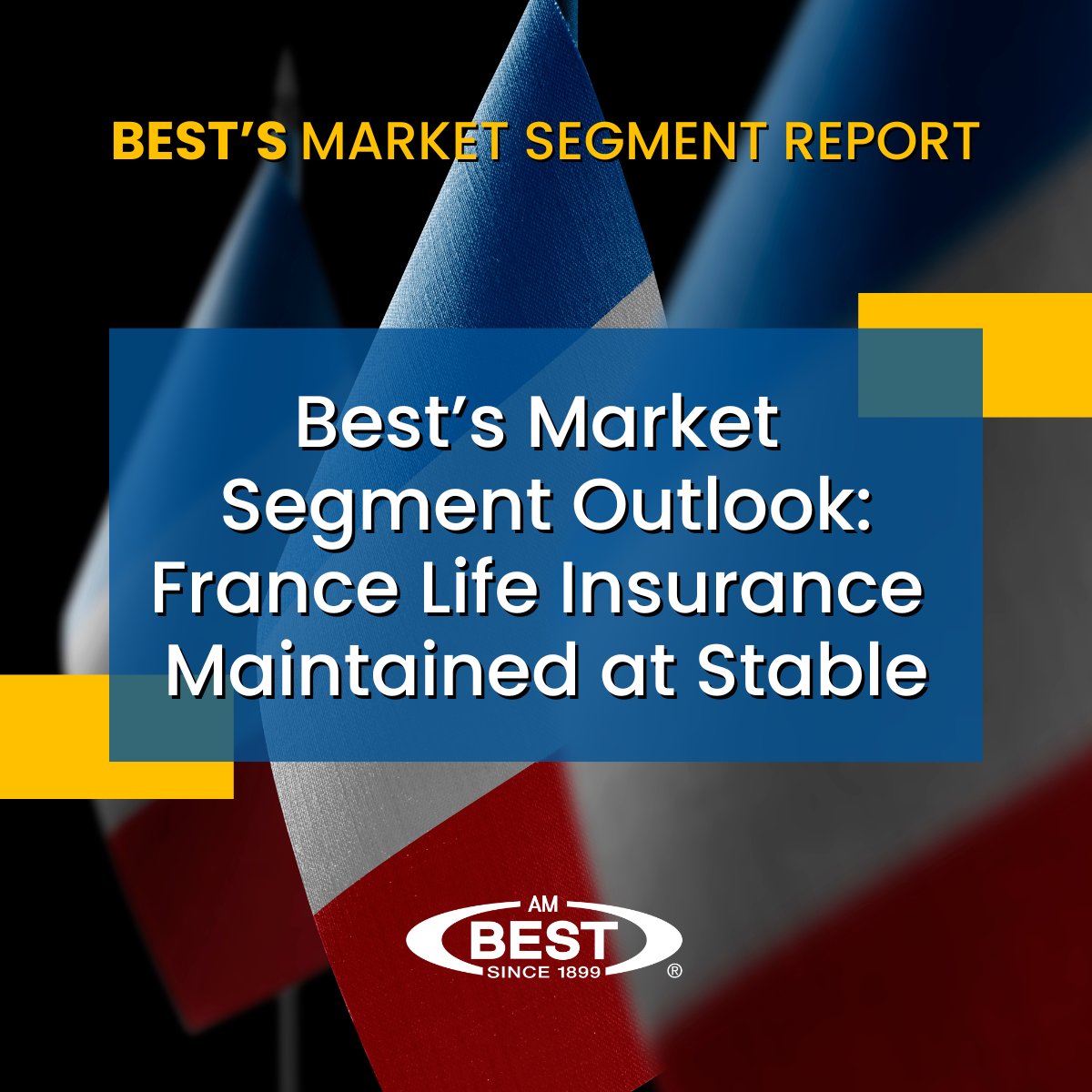 AMBestCo's tweet image. Access: bit.ly/4w1QC2g

#France’s #lifeinsurance segment is maintained at Stable &amp;amp; expects further growth in 2026, reflecting continued policyholder interest in the segment’s savings offerings tied to positive interest rates.

#life #insurance #AMBestMarketSegmentReport