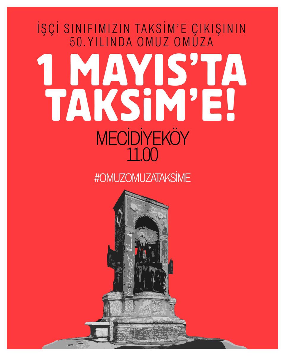 1 Mayıs Taksim İnisiyatifi tweet media