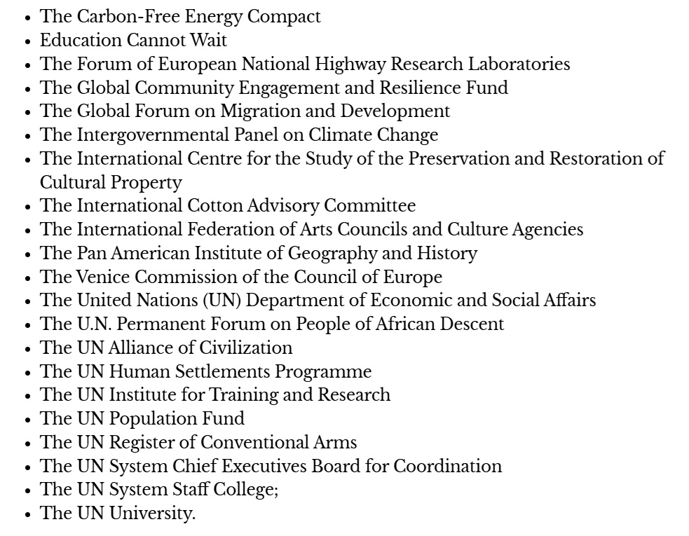Trump je do zdaj ZDA umaknil iz 66 mednarodnih organizacij, pogodb ali sporazumov (del teh 👇), "ki delujejo v nasprotju z nacionalnimi interesi, varnostjo, gospodarsko blaginjo ali suverenostjo ZDA". Trump vrača ZDA neodvisnost od mednarodnih parazitov.
ibanet.org/US-presidency-…