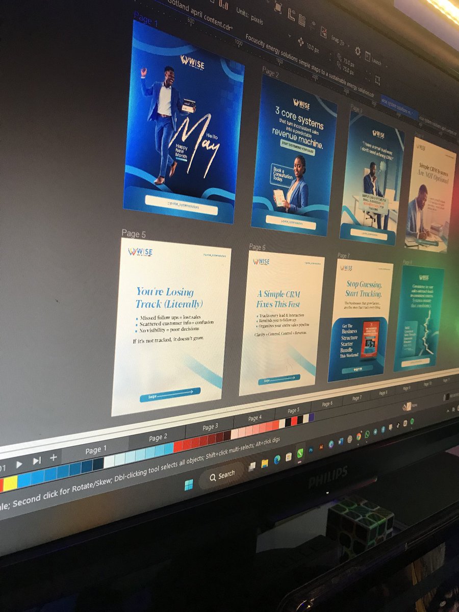 Charlie_Gold2's tweet image. Design is the silent ambassador of your brand. 
Just wrapped up this slide deck for WSS. Clean, professional, and built to convert. Helping SMEs turn their expertise into visual authority.
What do you think of this blue palette? 👇
#GraphicDesign #Branding #DesignInspo #SME
