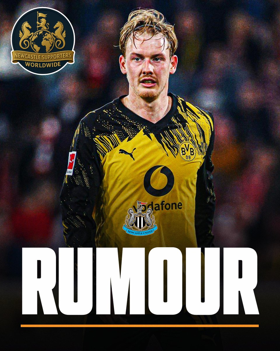 SupportersNufc's tweet photo. 🚨🆕 Both Aston Villa and Newcastle United are chasing Borussia Dortmund midfielder Julian Brandt, according to Caught Offside. 

Thoughts on that rumour, toon fans?👇

#NUFC #fblifestyle https://t.co/9JRz9VoPD6