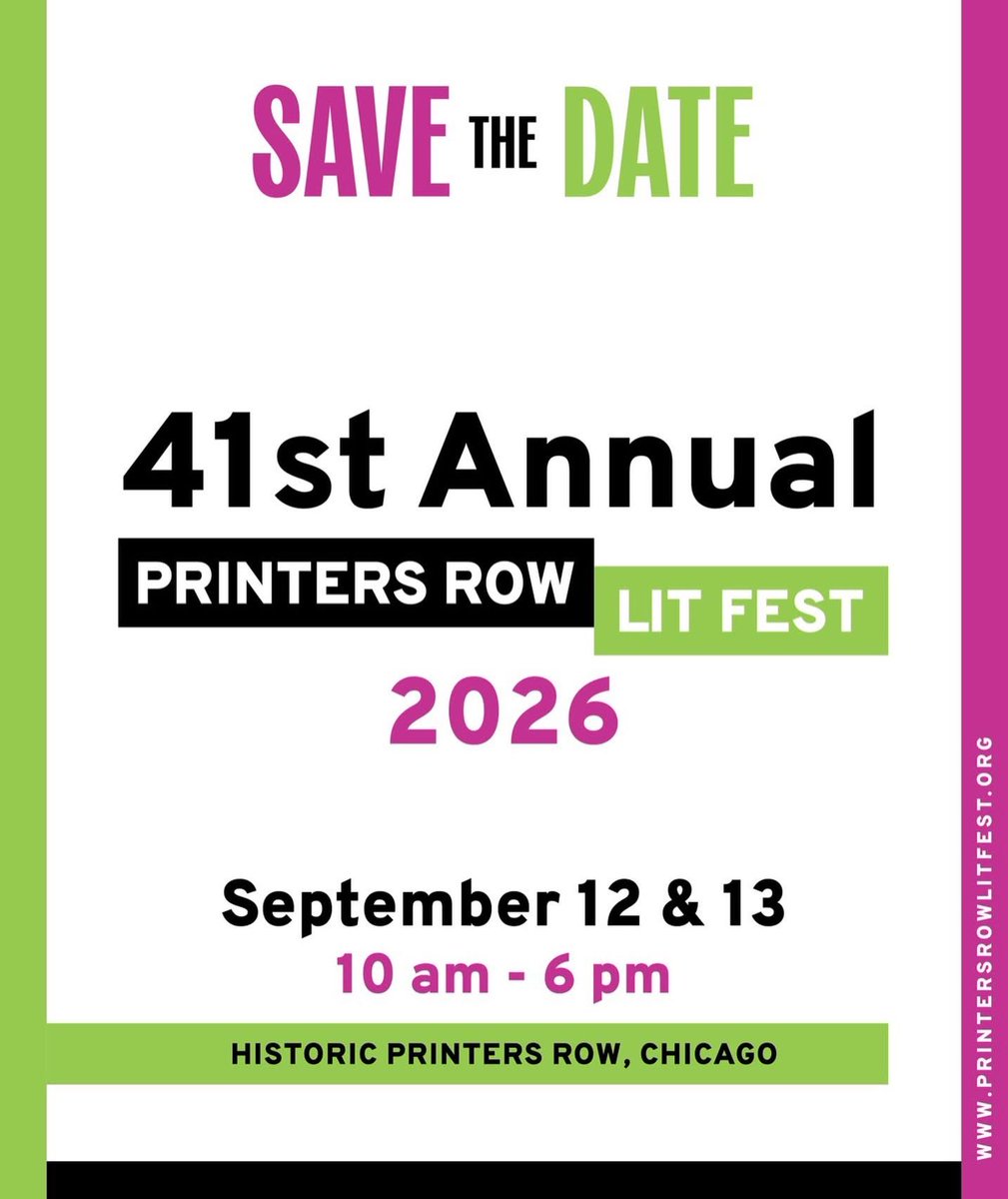 Printers Row Lit Fest tweet media