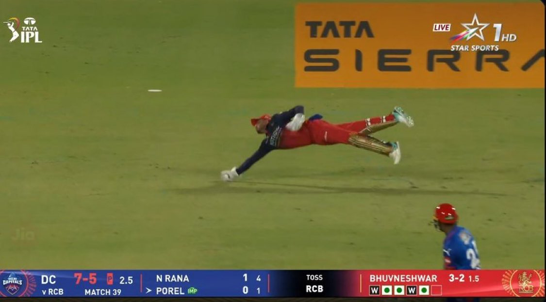 Most Catches for RCB this season:

09:  Jitesh Sharma 
09:  Devdutt Padikkal 
06: Phil Salt