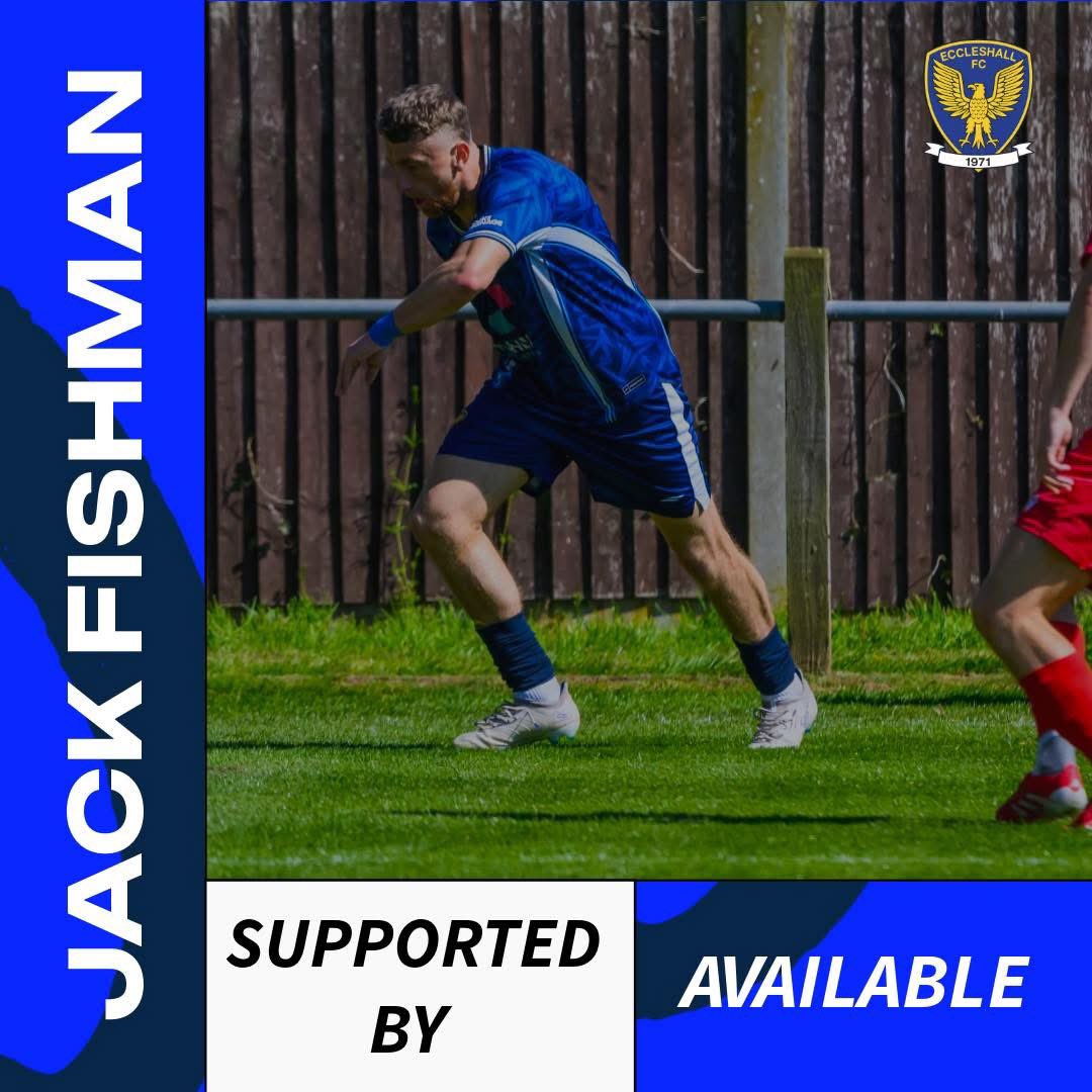 EccleshallFC's tweet photo. Getting on the scoresheet in Saturdays 5-1 encouter against Stafford Town, Jack Fishman. Alongside getting his goal, he grabbed himself an assist! 

Not had the chance to see Jack Fishman play in Eccleshall colours yet? You can join us in ST21 for our play off final, 3pm. https://t.co/vQziF8MNyI
