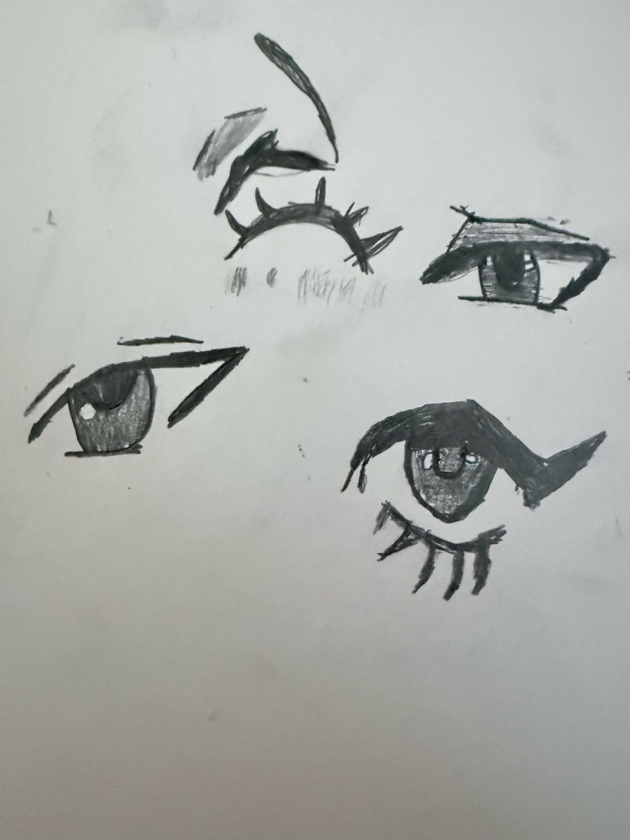 delx_3's tweet photo. Practicing different eyes https://t.co/iAQE3zb00C