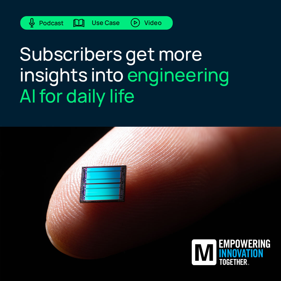MouserElec's tweet photo. Want deeper insights into everyday AI? Empowering Innovation Together subscribers get access to podcasts, articles, videos, and deep dives on how AI integrates into daily life. Subscribe: https://t.co/ANfIfPNo9A #EngineeringCommunity #AIApplications https://t.co/1Is1nD0Ow0