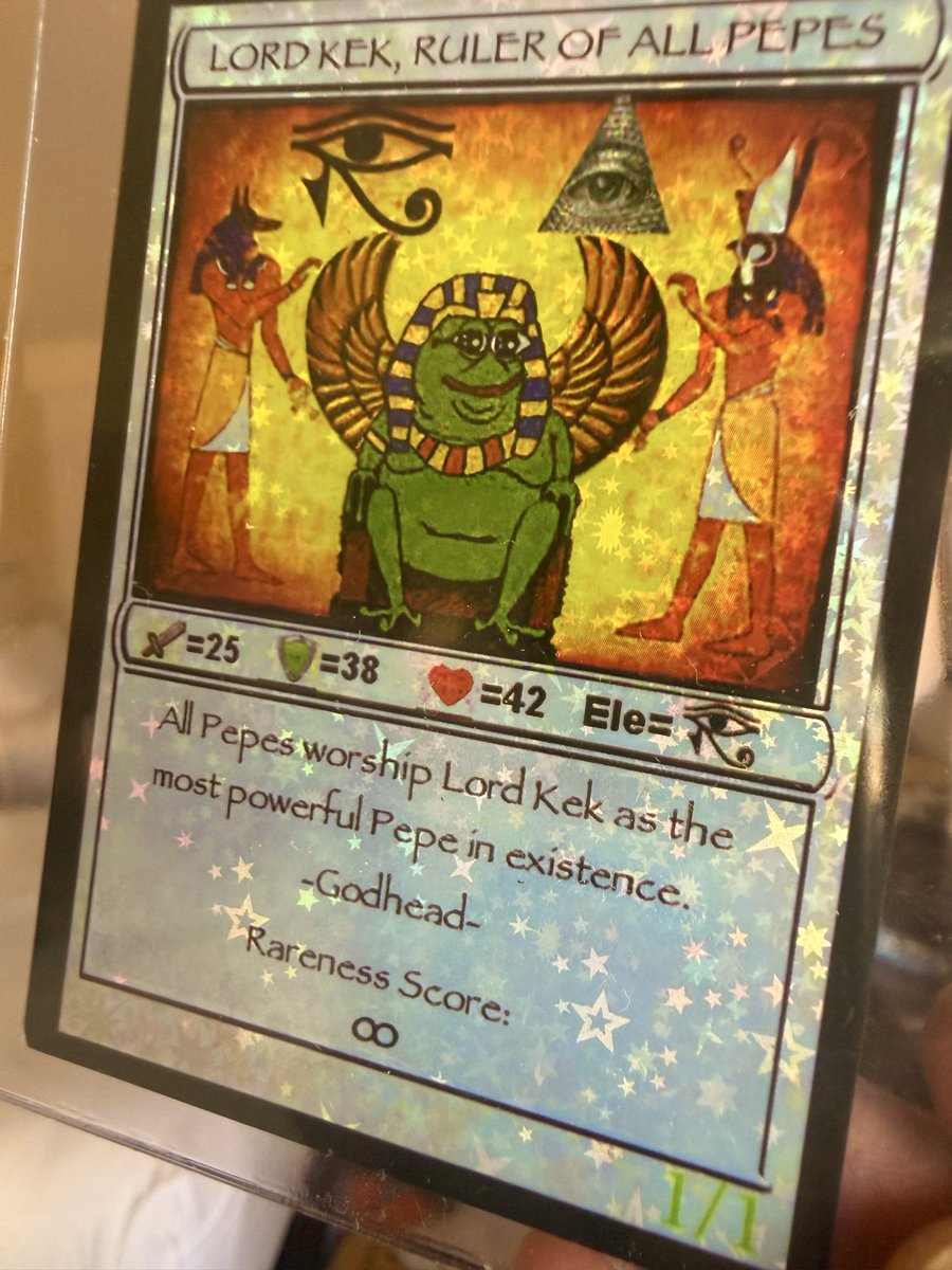 Thought the Pepe roof top party started at 10:30pm so I thought getting there at midnight  would be perfect.  

So didn’t get to play <a href="/TrustyPinocchio/">pinocchio 🐸 $-7</a> s’ Rare Pep trading game.  

I missed the dispensers. But got there in time to get a pack.  

Since everyone wast playing anymore