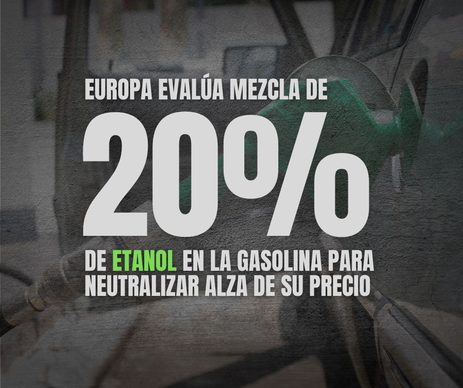Más porcentajes de mezcla de #etanol en la gasolina son la respuesta inmediata para amortiguar la escalada de su precio. La Unión Europea analiza cambios reglamentarios para abrir la puerta a esta solución, aplicada también en países como EE.UU. 👏 bit.ly/3OuWMHh