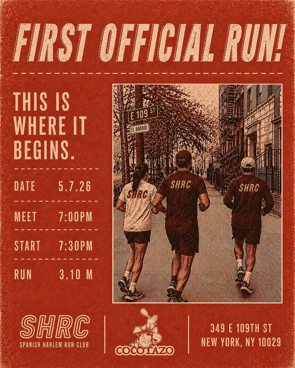 Spanish Harlem Run Club tweet media