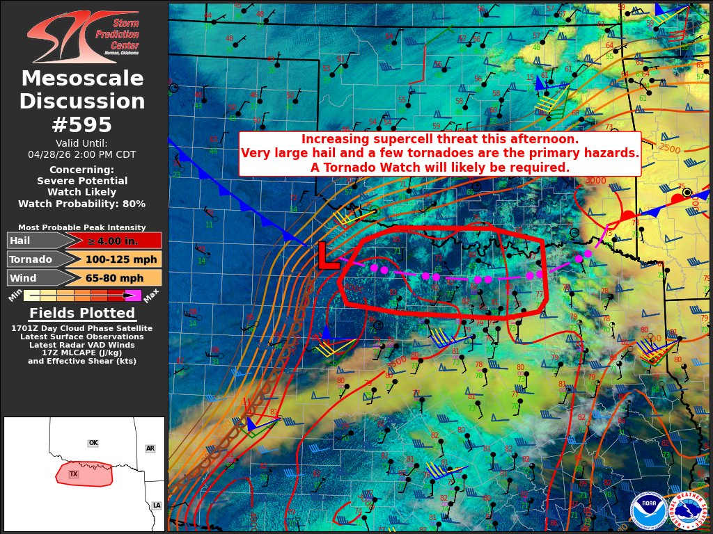 NWS Storm Prediction Center tweet media