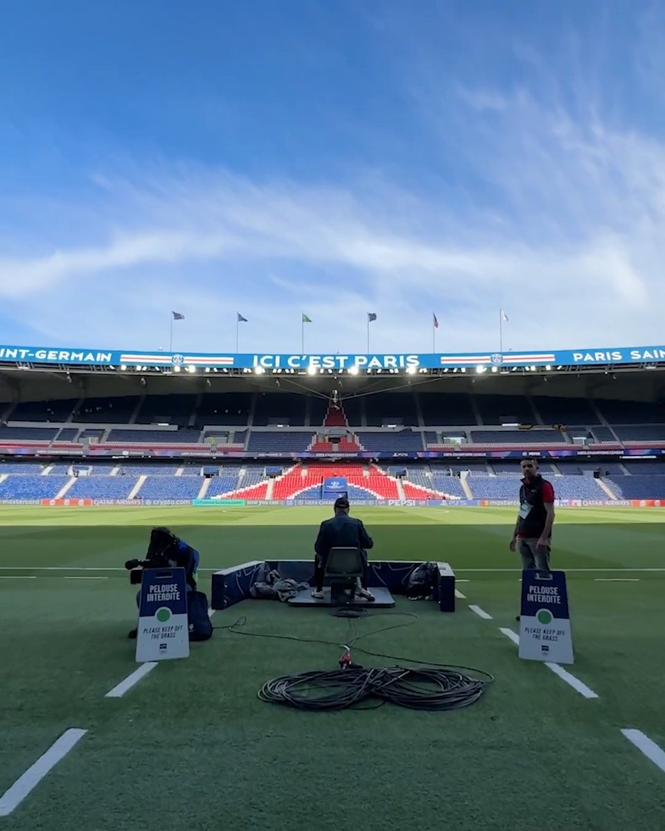 مسرح العرض الكبير جاهز. باريس سان جيرمان بايرن ميونيخ 