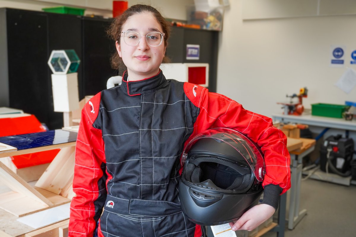 TheRadclyffe's tweet photo. We’re proud to share that our @stemontrack drivers for Test Day and the Grand Finals have been selected. Before hitting the track, students will complete online safety modules. Excitement is building with Razia trying on her racing kit as we're in the final few weeks! 🏁 https://t.co/VwSCjaZRwo