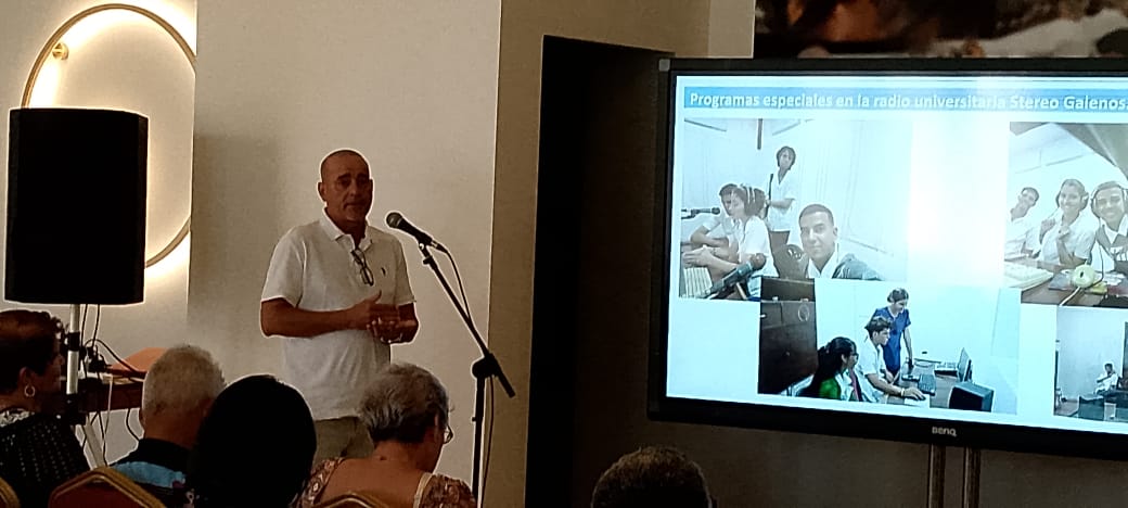 Presentacion de la UCM pinareña del trabajo realizado por la cátedra de Sexología y Educación Integral de la Sexualidad durante el año 2025, en el Taller Nacional por  Presidente de la Cátedra el MsC. Ernesto Alvarez Pérez.