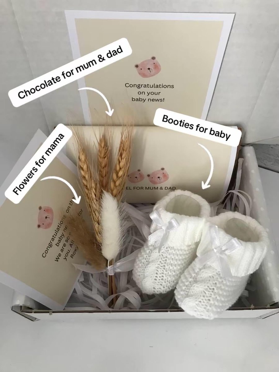 Congratulations on your baby news. Pregnancy Gift 🐻🤍babygiftmarket.etsy.com/listing/154999…