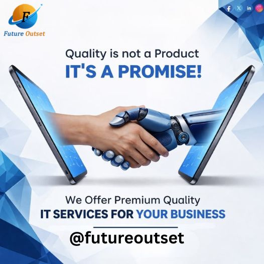 FutureOutset's tweet image. Quality is not a product, it’s a promise

We offer dependable, high-quality IT and digital services that are meant to help your business grow with confidence.

📲 +91 8745888111
🌐 futureoutset.com

#ITServices #DigitalMarketing #BusinessGrowth #BrandGrowth #FutureOutset