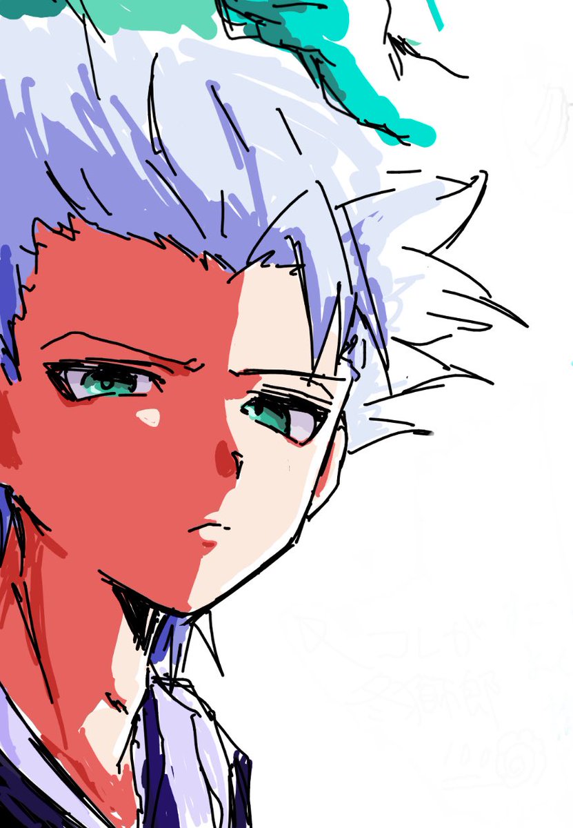 cakekkko's tweet photo. 絵チャ　冬獅郎
#BLEACH https://t.co/VTRyW0CGLn