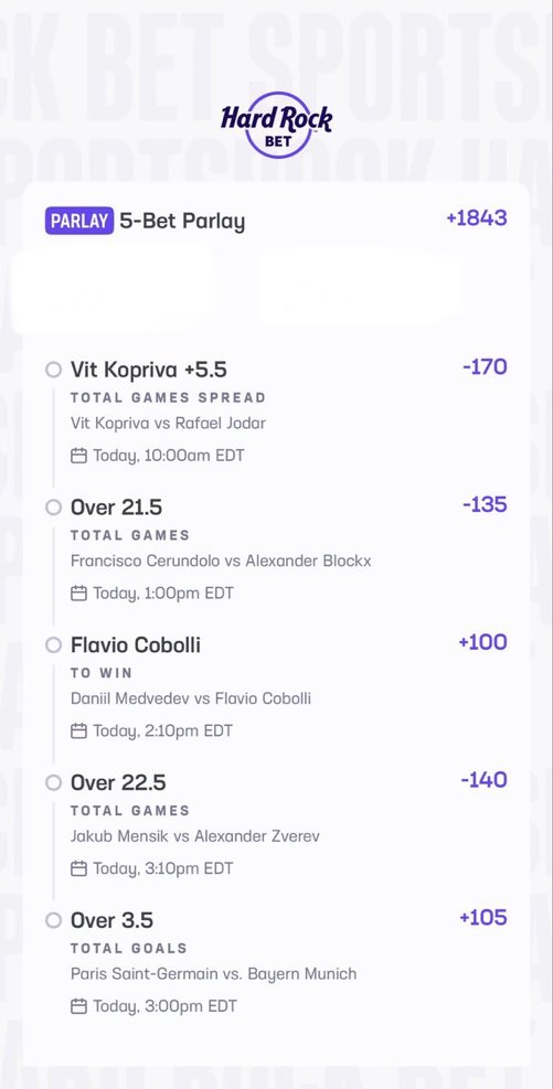 rileyduckm37495's tweet image. Tennis/Soccer Parlay +1800⚽️🎾

t.me/discordgg7Tf2u…

#Gambling𝕏 #Fanduelparlays #tennis