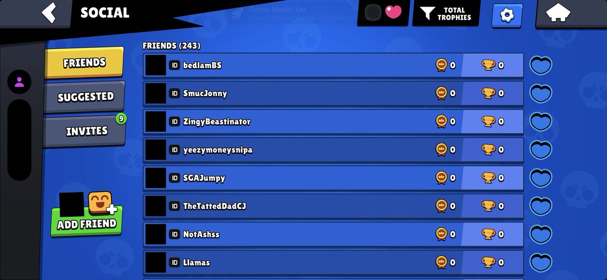 BreinBS's tweet photo. Least bugged friendlist: #bugstars https://t.co/XJ4KO56OMS