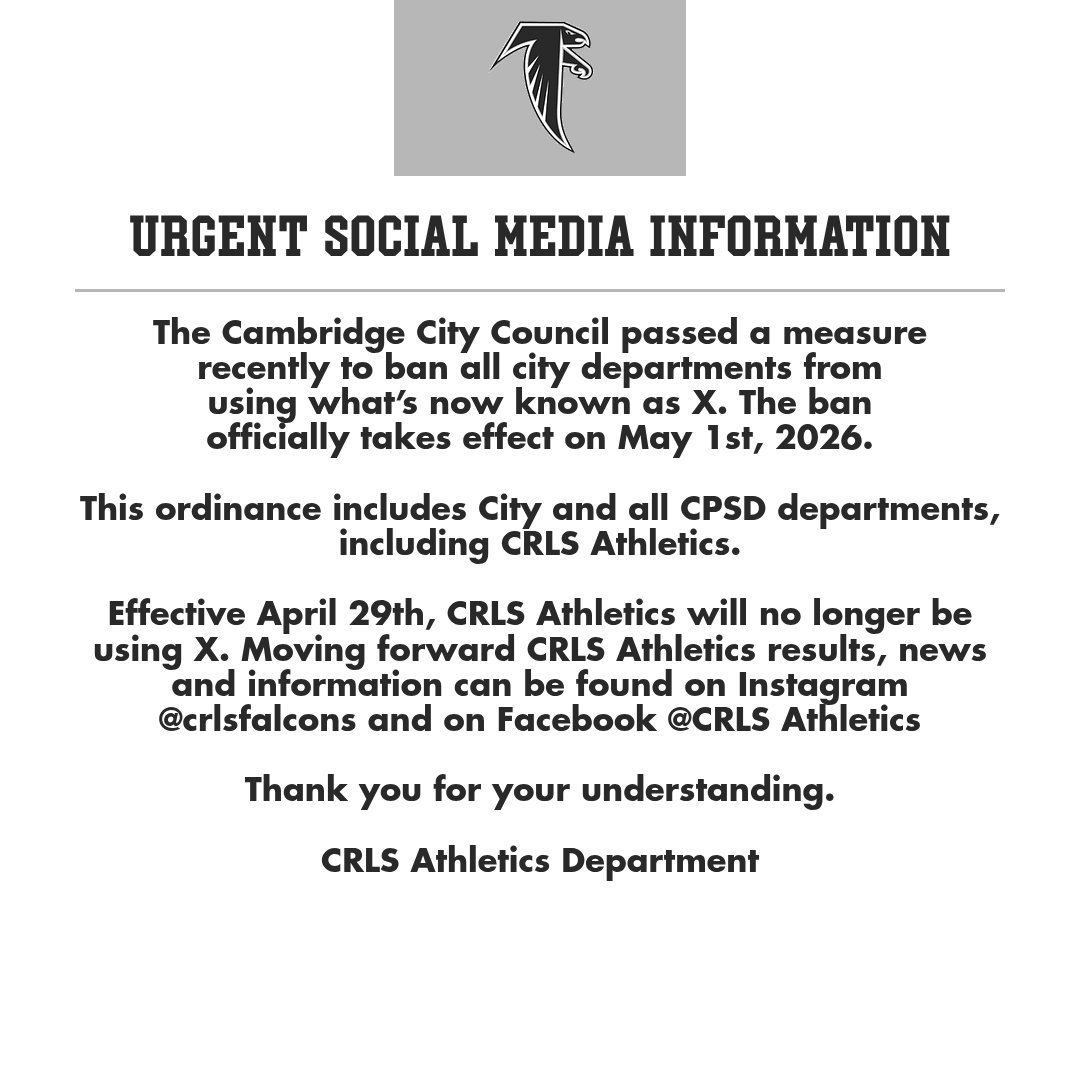 CRLS Athletics tweet media