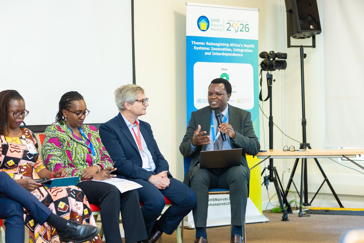 AKUGlobal's tweet photo. There was a strong call for deeper collaboration, focused on building solutions grounded in local realities, and as #WHSNairobi2026 enters its final day tomorrow, we look forward to continued dialogue, shared learning and practical solutions to strengthen health systems across Africa and beyond.