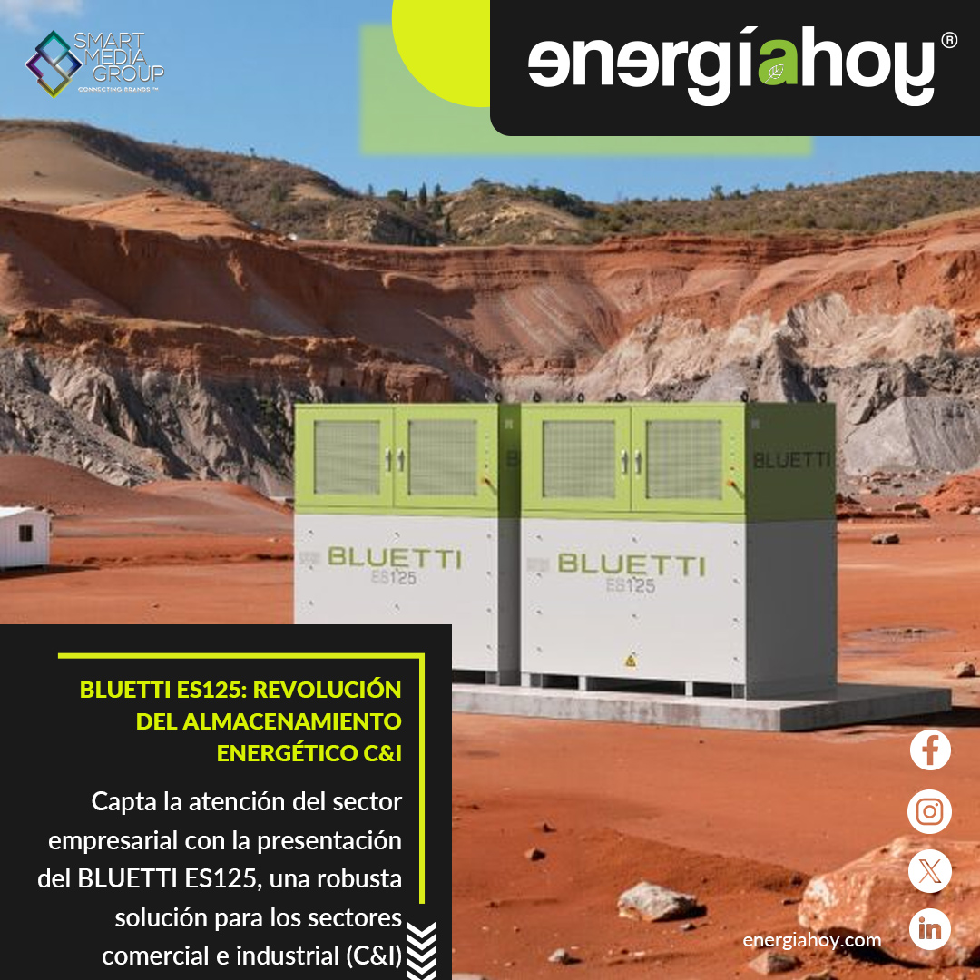 energiahoy's tweet image. 🔋 El ES125 de BLUETTI impulsa la revolución del almacenamiento energético C&amp;amp;I.

⚡125 kW / 257 kWh en un sistema integrado
⚡Reduce costos y asegura continuidad operativa
⚡Alternativa al diésel + integración solar

🔎Más:
energiahoy.com/industrias/blu…

#Energía #Industria #Storage