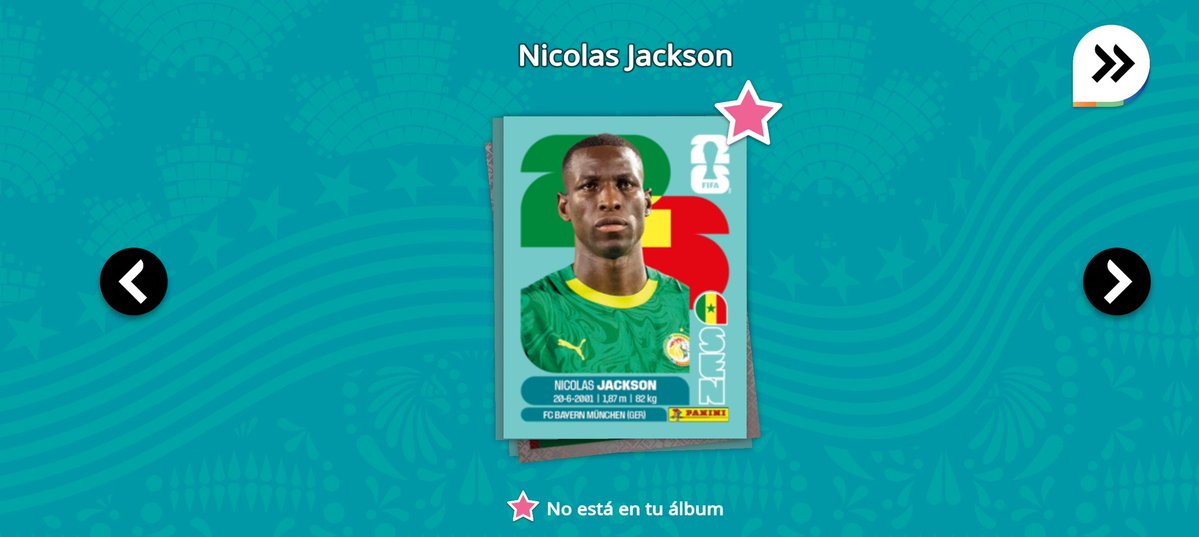 Primera figurita del álbum y me toca la cabra de Nicolás Jackson <a href="/CharlieC_9/">Charlie Carrillo</a>