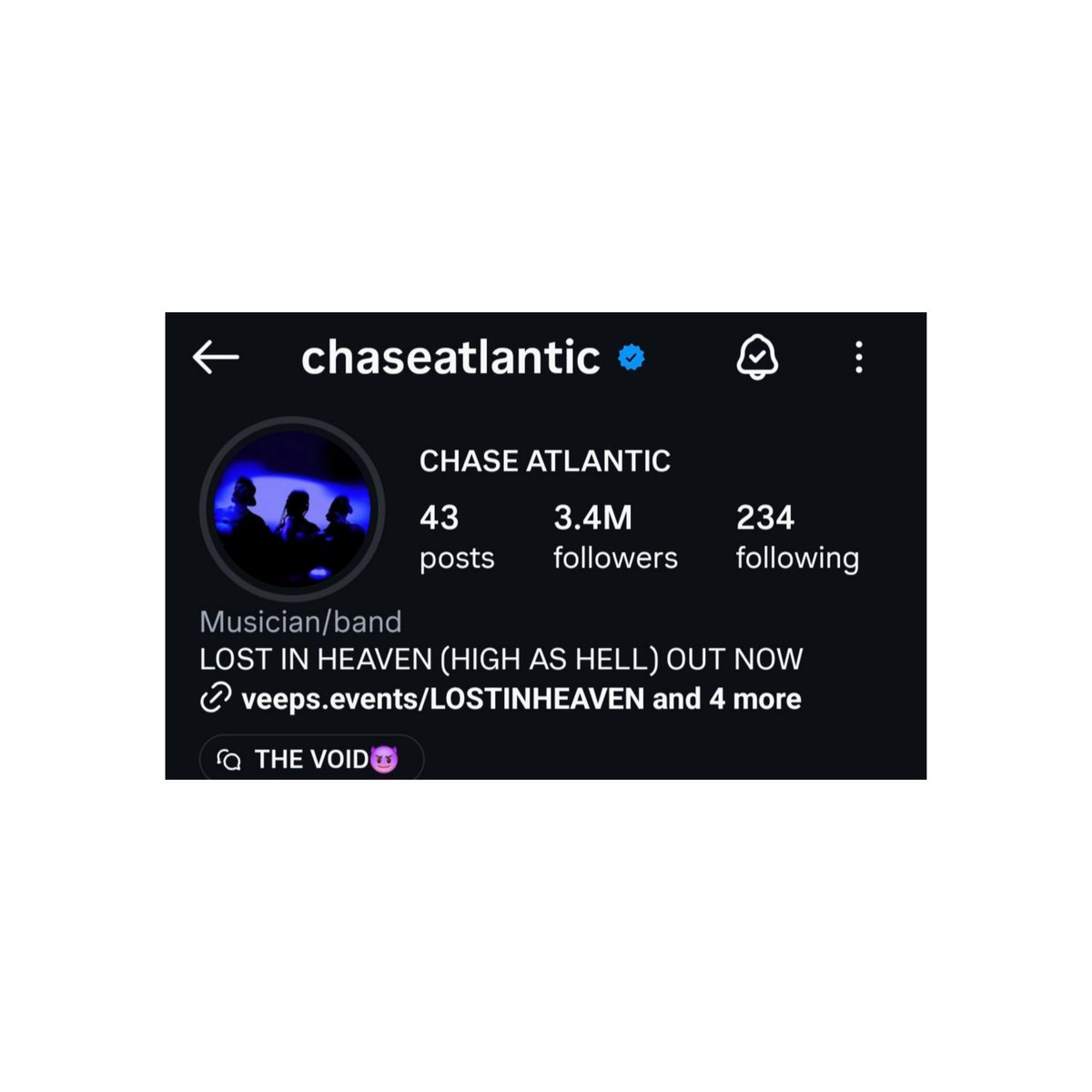 ChaseAtUpdates's tweet photo. 🚨 | Chase Atlantic just changed their social media layout! https://t.co/tTjoucGnBg
