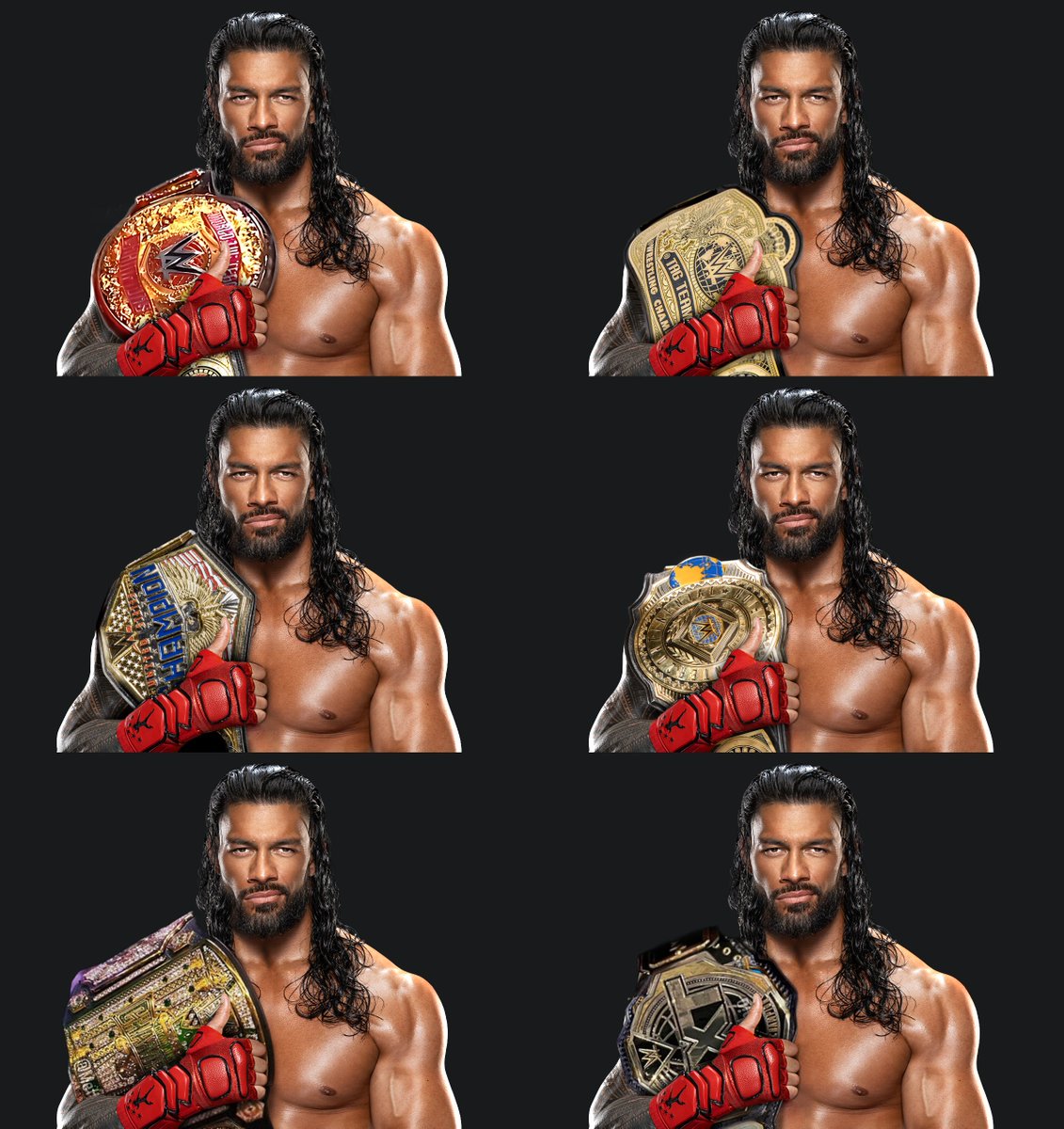 justixe26's tweet photo. WWE designers, here are some new Roman Reign's renders to be used in the future.

No more time wasting on asking him to do photoshoots, I got this. https://t.co/wjFc5WNMb7