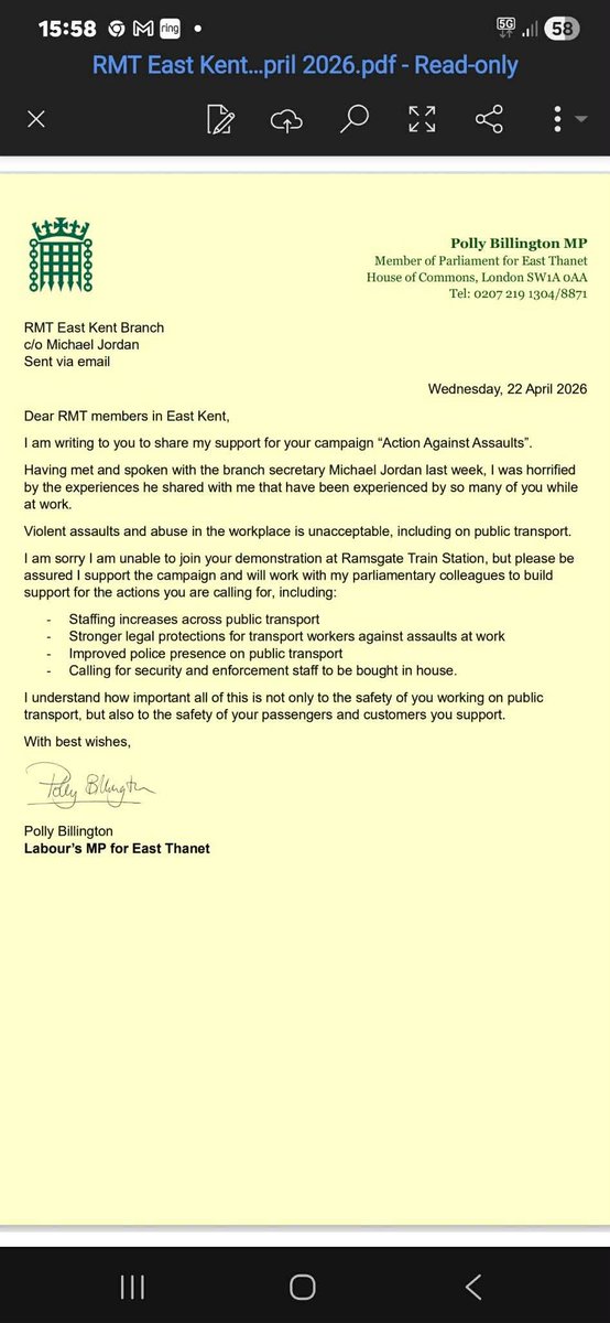 RMT South East Regional Council tweet media