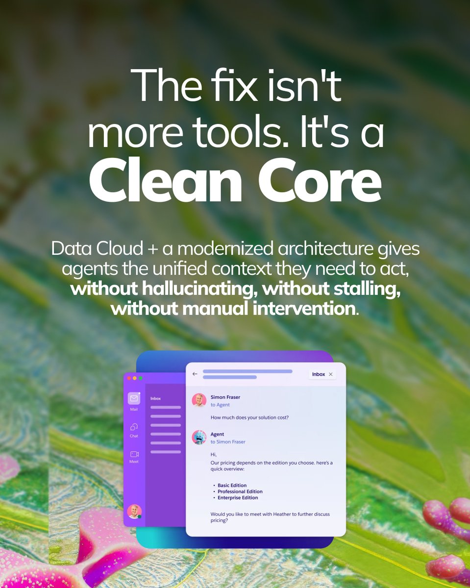 FolderIT's tweet photo. Salesforce is evolving with Agentforce, and so is enterprise architecture.

AI agents are unlocking new capabilities across CRM.

The companies seeing the most impact have one thing in common: a Salesforce architecture designed for scale. https://t.co/d3FKmGFQ1j