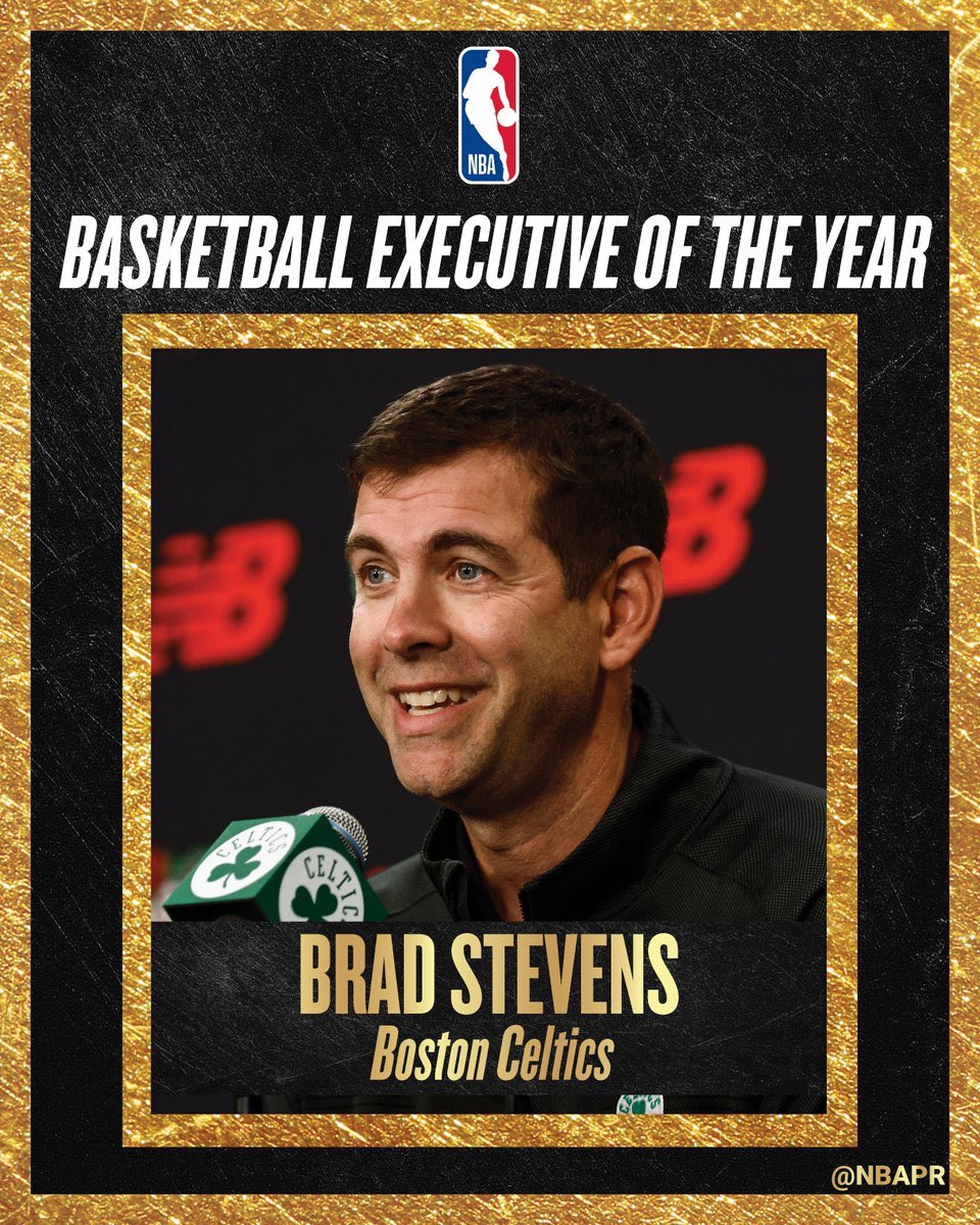 Dos en tres años. 

Brad Stevens vuelve a ser votado por sus colegas de profesión como el mejor ejecutivo de toda la NBA.