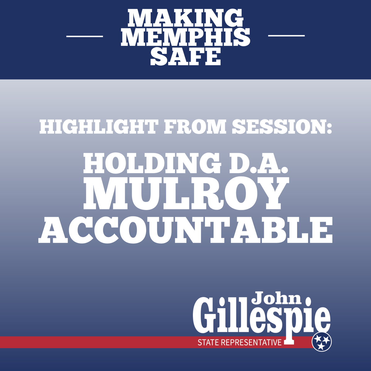 Representative John Gillespie tweet media