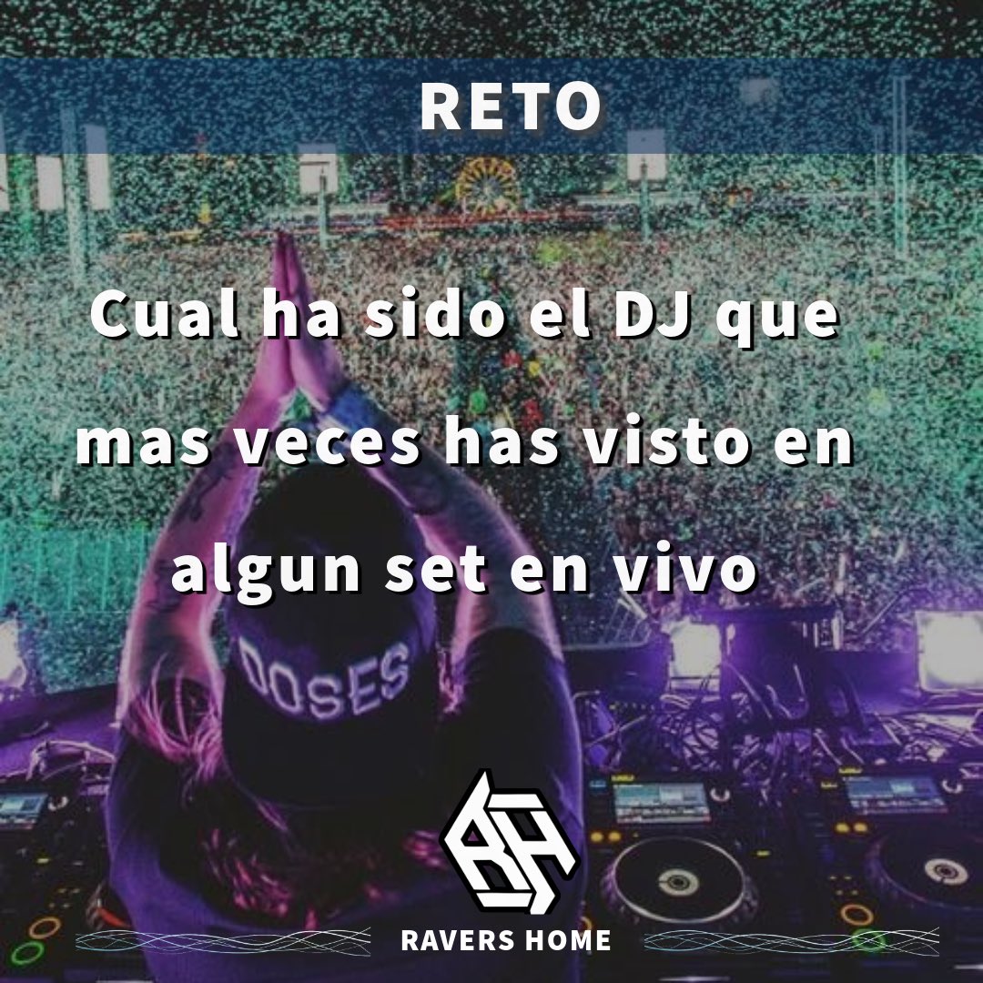 RaversHomeMx's tweet photo. Ravers 😁😁😁

El día de hoy queremos que nos cuenten cuál ha Sido el DJ que han podido ver más veces y cuántas han Sido en Total 😱😱😱

#RaversHome https://t.co/41QxX9wu8c