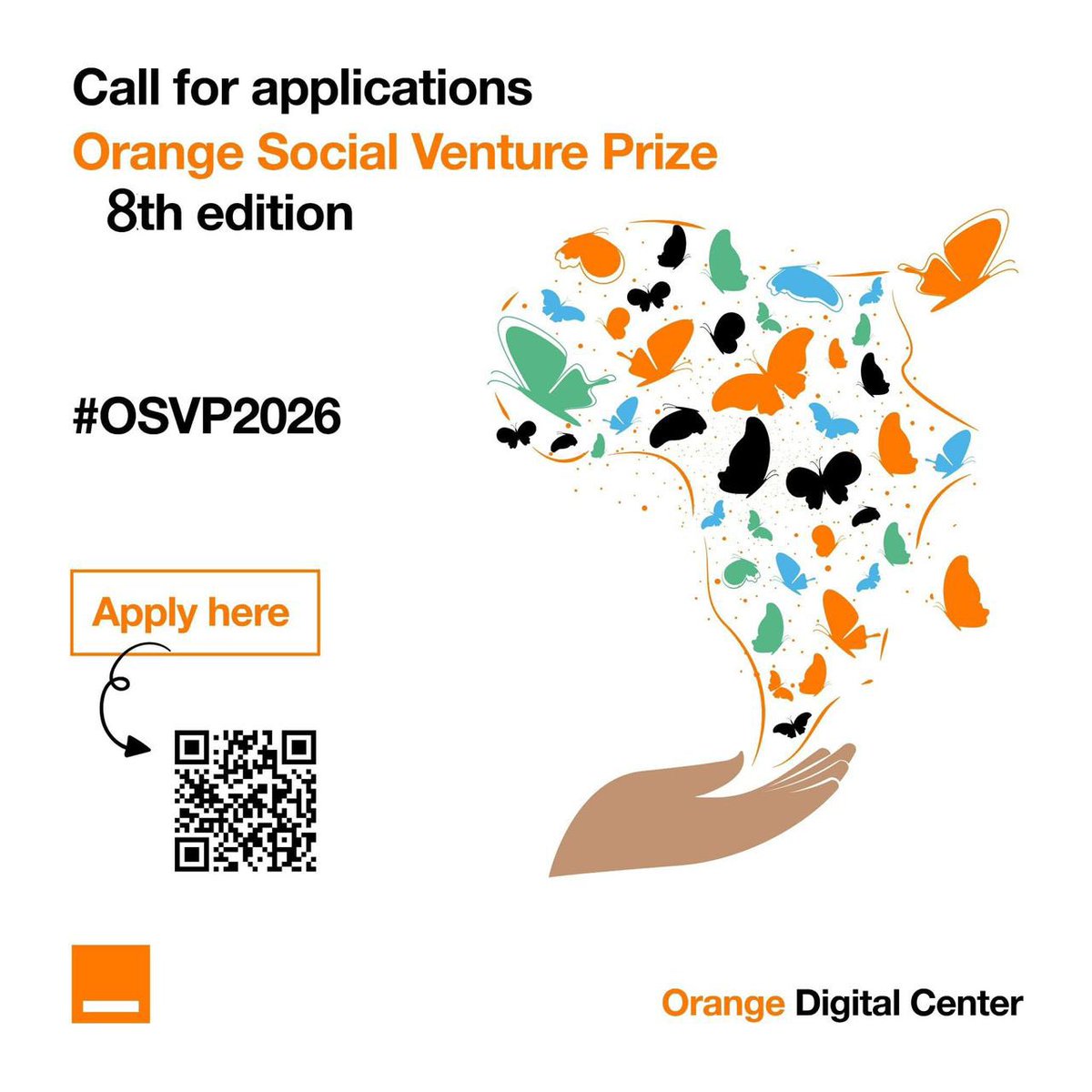 Orange_sierra's tweet photo. Orange Social Venture Prize 2026 is Here
From an idea to real impact.
Applications for the Orange Social Venture Prize 2026 are now open.
Your journey could be next.
Apply now.
https://t.co/sfskAEq1Pl
#OSVP2026 #OrangeDigitalCenter #TechQueen #osvp2026 #orangesl #poesam https://t.co/fEy87EZLsE