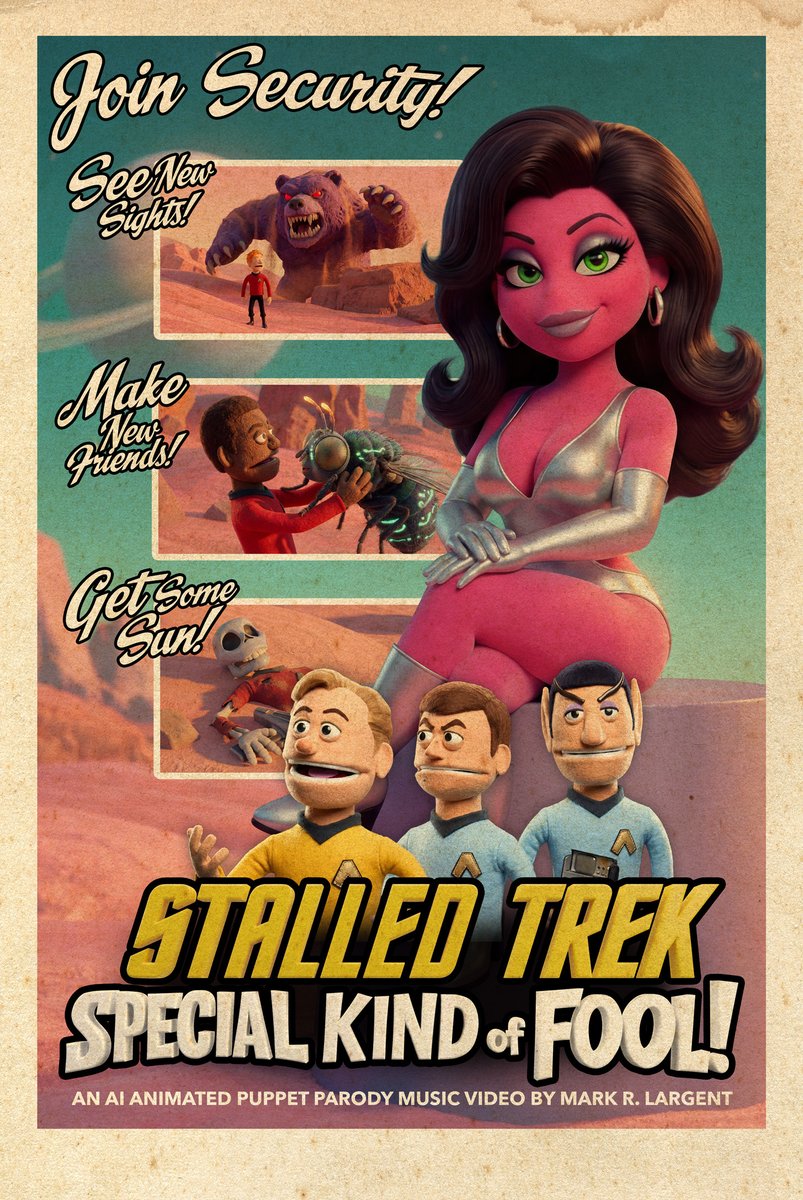 StalledTrek's tweet photo. A brand new Stalled Trek music video! https://t.co/qFBX77hiDX https://t.co/a3hhGOcthM