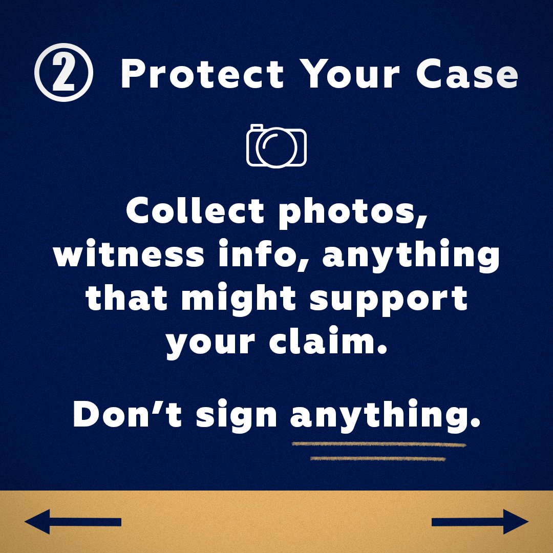 mccuelaw's tweet photo. What you do in the hours after an accident can make or break your case. Save this. 📌

Call 954-ANSWERS today. 

#attorney #personalinjury #caraccidentlawyer https://t.co/JWZoSV48iL