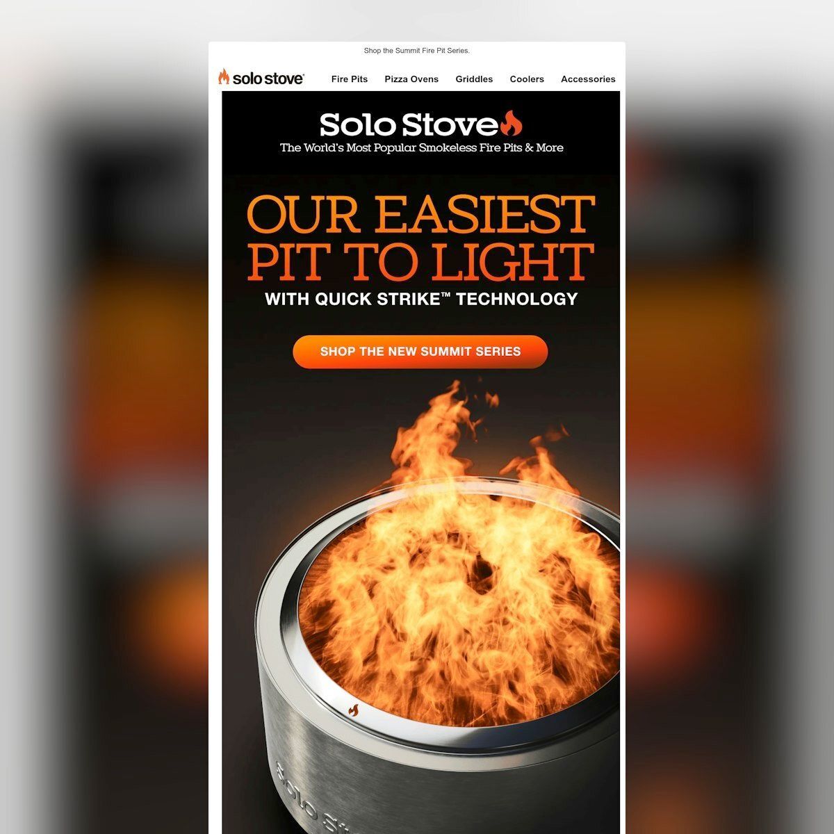 emaillove's tweet image. 🔥Fire photography can be challenging to make fresh, but by focusing on the combustion rather than the product, this image stands out. The bold headline "Easiest to Light" in orange grabs attention, while "Quick Strike" adds engineering credibility. #PhotographyTips #Creativity