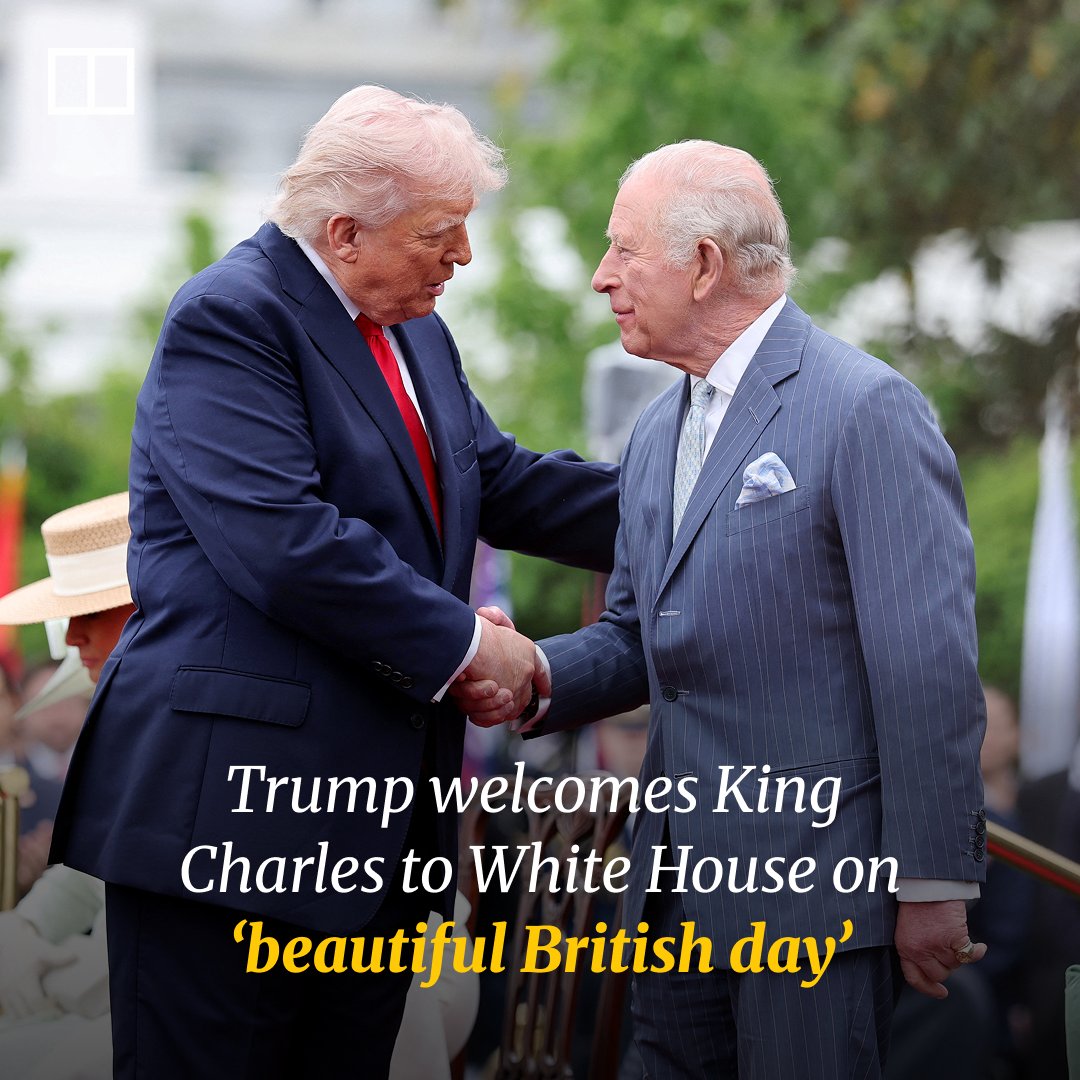 SCMPNews's tweet image. In his remarks, Trump referred to the king as “a very elegant man” and joked that his mother “had a crush on Charles”.

(Link in comments)

#charles #trump #usa #britain #diplomacy #news #scmpnews #scmp