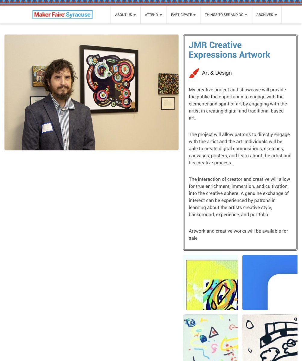 JasonMRielly's tweet image. 💥GETTING EXCITED FOR NYS FAIR: MAKER FAIRE!!

💥THIS UPCOMING SATURDAY FROM 10-5PM

💥ARTWORK GALORE!!! CANVAS, SKETCH, DIGITAL ART!!

🚨WEBSITE: jmrcreativeexpressions.com 

#jasonmichaelrielly #syracuse #fingerlakes #newyork #ny #rochester #buffalo #albany #binghamton @NYSFair