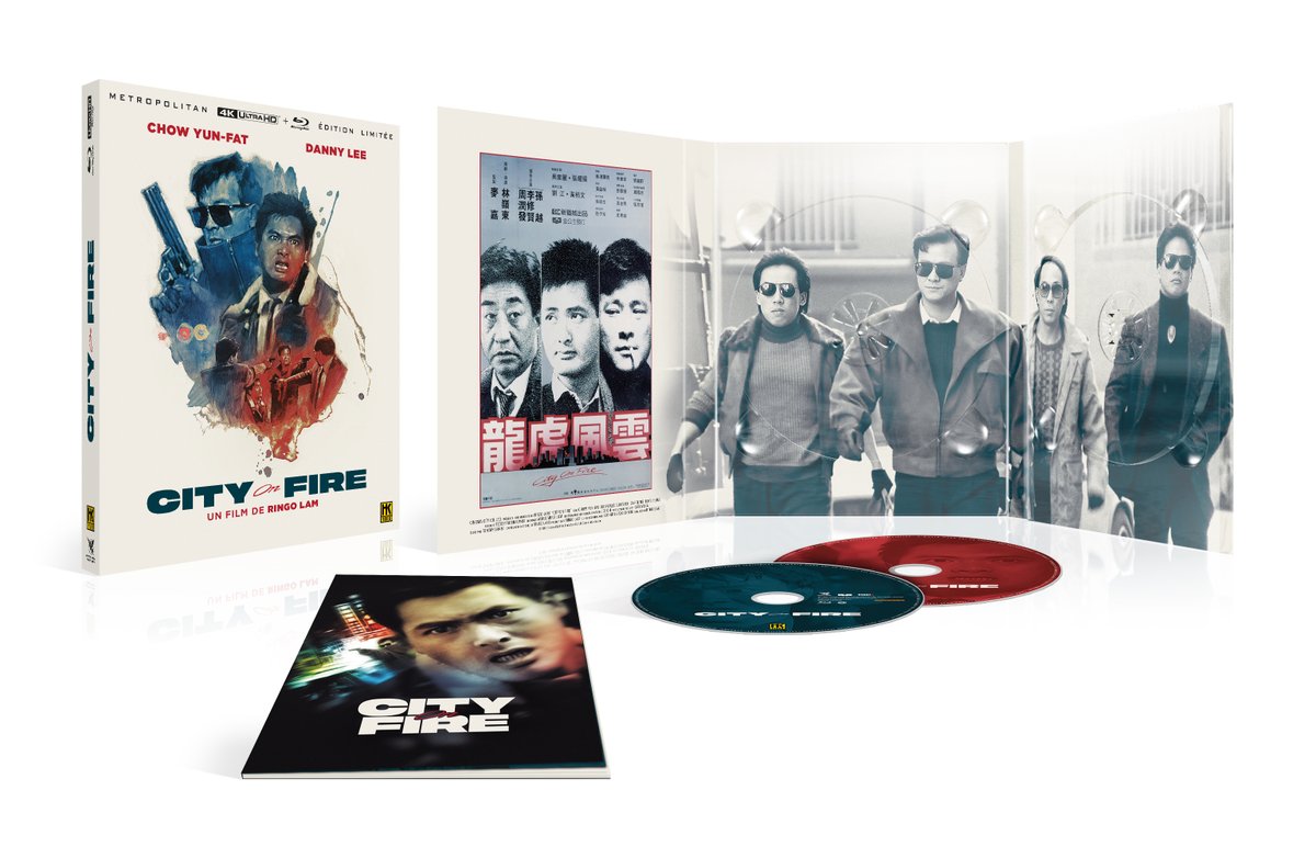 MenschAgency's tweet photo. Film trop longtemps "invisible", désormais disponible dans une superbe copie 4K en édition collector 4K/blu-ray et en achat digital : #CityOnFire de #RingoLam.
🔥🔥🔥
Avec #ChowYunFat et #DannyLee (2 ans avant #TheKiller de #JohnWoo).
Le polar culte qui a inspiré #ReservoirDogs. https://t.co/54LLQLqRLH