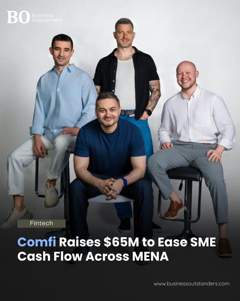 Bizoutstanders's tweet image. Cash flow delays hold SMEs back.

Comfi raised $65M to scale its B2B BNPL solution across MENA.

Faster payments. Smoother growth.

Read more: businessoutstanders.com/fintech/comfi-…

#Fintech #Startups #SMEs #Business