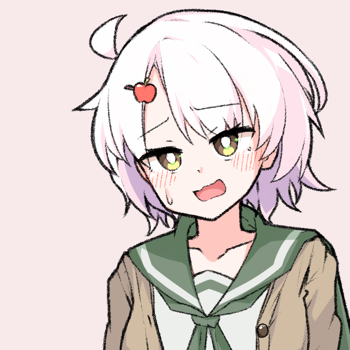 「しょうがないな…」みたいな表情差分 