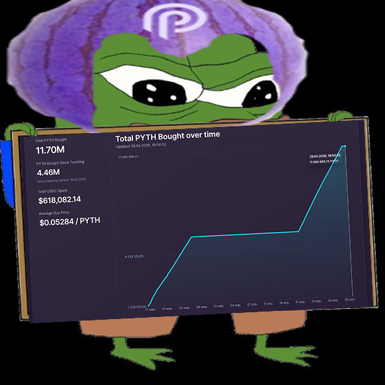 asterturtle's tweet photo. Continuing its tradition of summarizing @PythNetwork  token buybacks at the end of each month, the Pyth Strategic Reserve wallet now holds 11.70M $PYTH.

An excellent result for April — over 2 million tokens were bought back from the market. But there’s another equally important piece of news: Pyth has ended its OIS program:

"OIS token rewards have ended — ~1.93M PYTH/week in emissions stopped on April 22."

Nevertheless, revenue-based buybacks continue as usual.

 Why is this good news for token holders? 
Because there will now be minimal selling pressure on the token and far fewer incentives to sell than before. At the same time, Pyth token buybacks will keep going and are expected to increase further (they have already grown 3x since the start of the program) thanks to new revenue streams (listing fees, data marketplace, Entropy, Express Relay). All of this with minimal pressure on the order book.

Excellent news for all $PYTH holders. Can’t wait for the market to finally exit this bear phase!