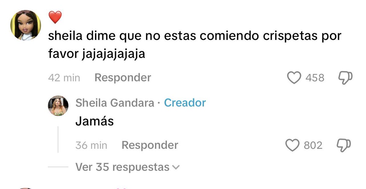 Sheila confirma que no está comiendo crispetas🍿 #LaCasaDeLosFamososCol3